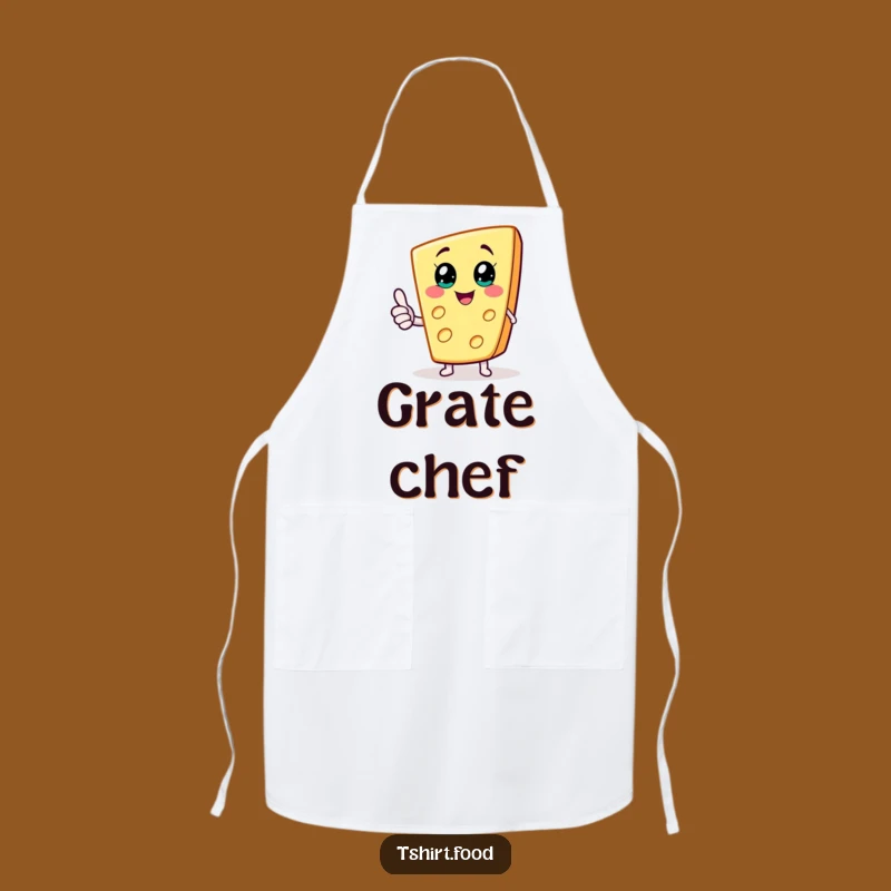 Funny Cheese Wedge Apron, Kitchen Fun, Cheesy Chef Gift