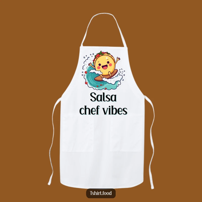 Funny Taco Salsa Chef Apron - Joyful Cooking & Mexican Food Gift