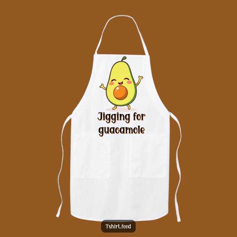 Funny Winking Avocado Jig Apron: Cook and Laugh with This Hilarious Kitchen Wear