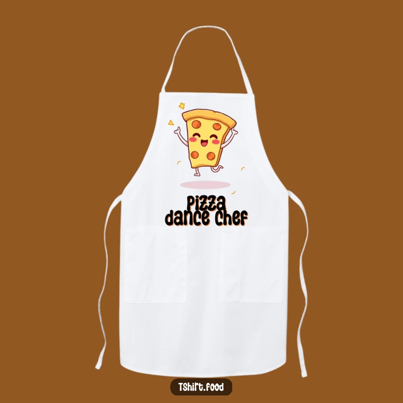 Funny Pizza Dance Chef Apron - Cheesy Celebration Baking Gift