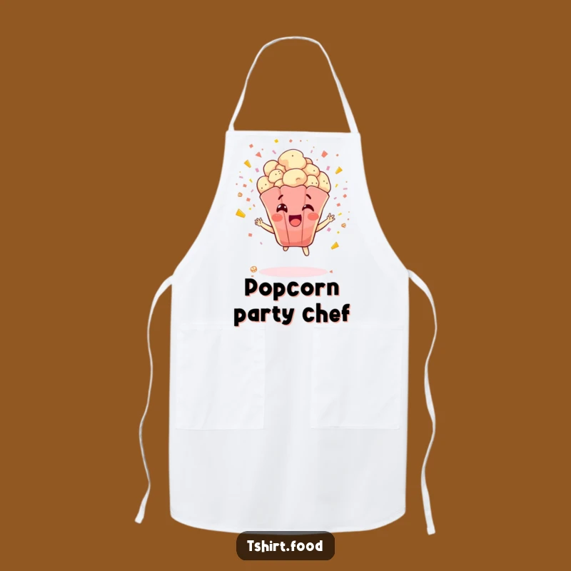 Funny Popcorn Explosion Apron: Kernel Kitchen Fun - Practical Funny Gift