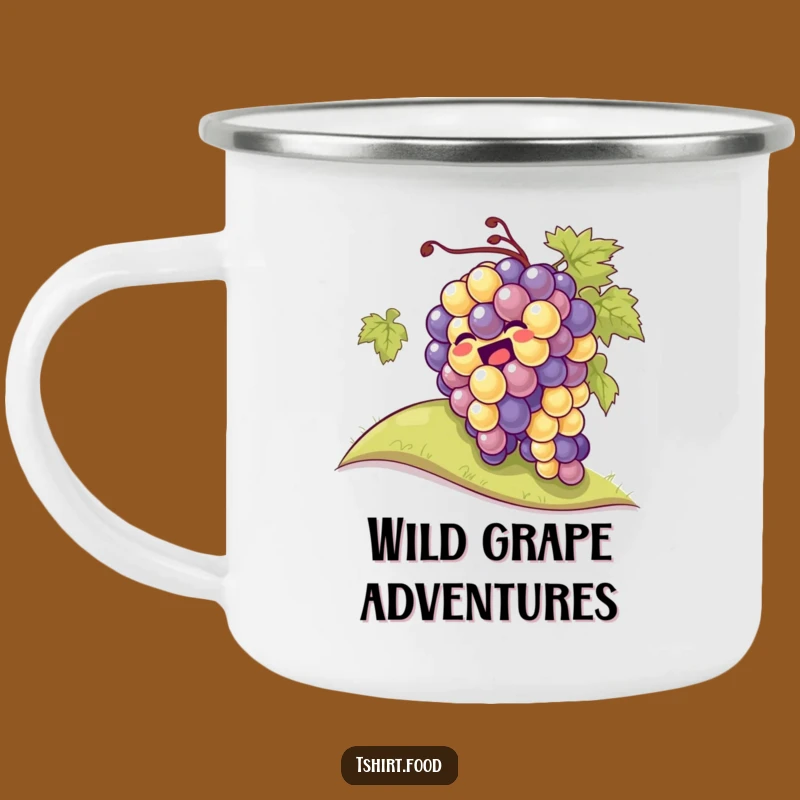 Funny Giggling Grapes Rolling Hill Camping Mug: Adventure Time