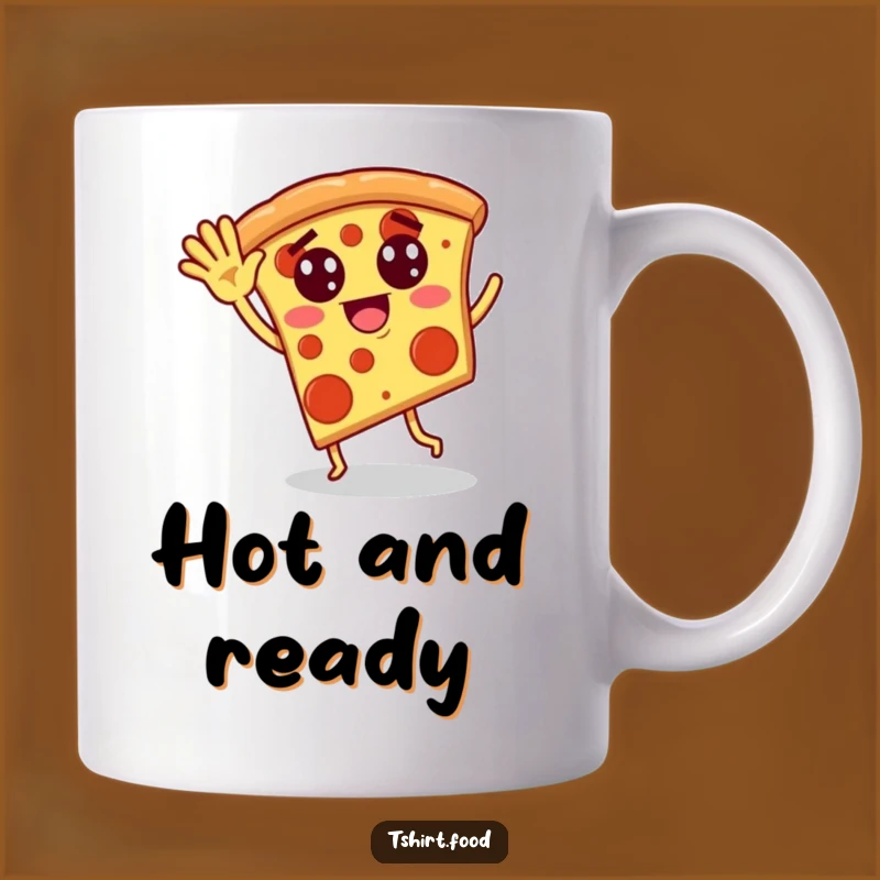Funny Pizza Dance Mug: Serve Up Smiles & Hilarious Fun