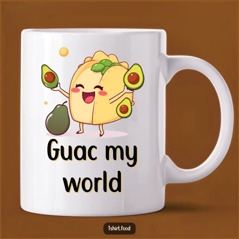Funny Taco's Avocado Juggling Mug: A Hilarious Foodie Gift Idea