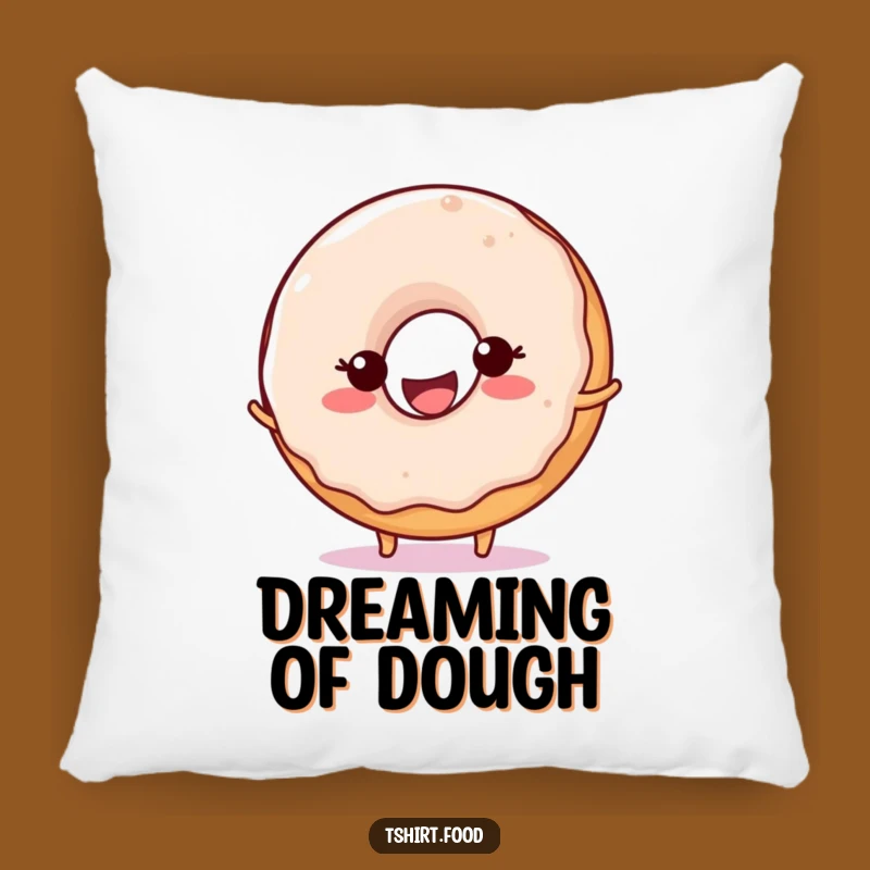 Funny Donut Ball Bounce Pillow: Cuddle Up with This Happy, Smiling Character