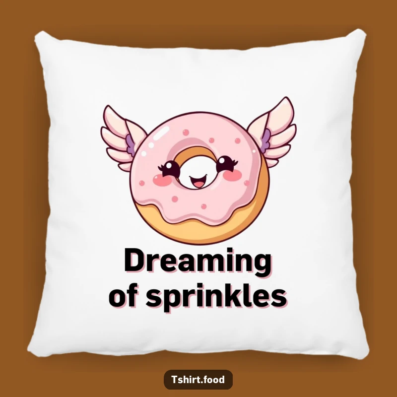 Funny Donut Pillow: Flying Donut Comfortably, Comfy Humorous Accent Gift
