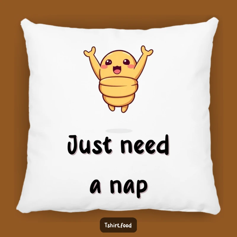 Funny Leaping Croissant Pillow: Cozy Surprise Pastry Cushion, Perfect Funny Gift