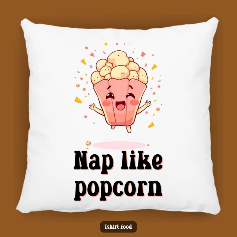 Funny Popcorn Explosion Pillow: Kernel Comfort - Cozy Funny Gift
