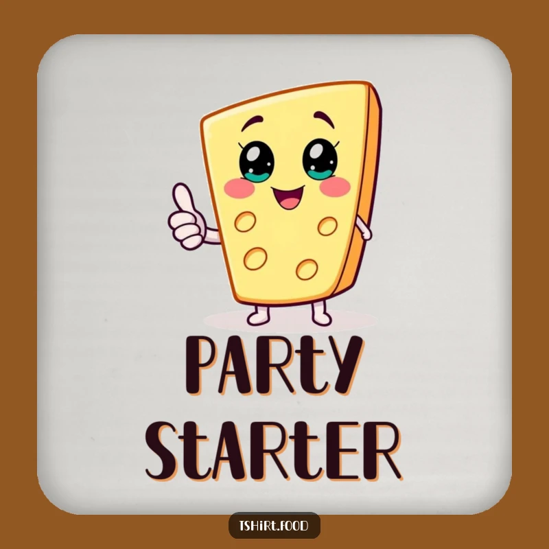 Funny Cheese Wedge Coaster, Protect Surfaces with Joy, Cheesy Decor