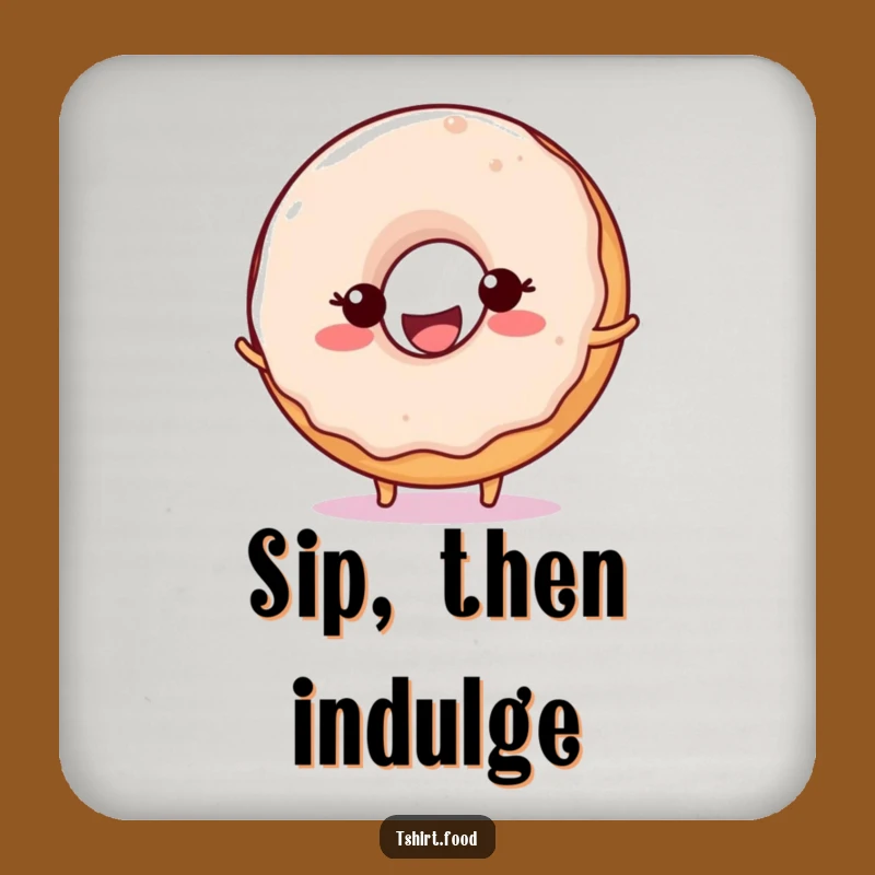 Funny Donut Ball Bounce Coasters: Protect Surfaces with Sweet Smiles and Fun