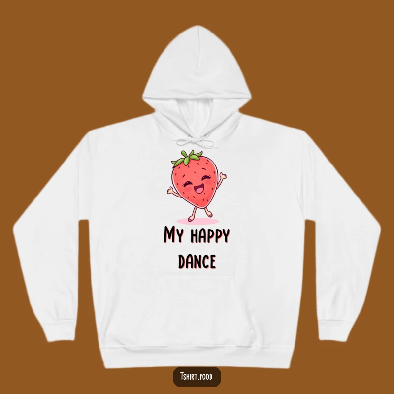 Funny Strawberry Dance Hoodie: Cozy Comfort and Fruity Fun