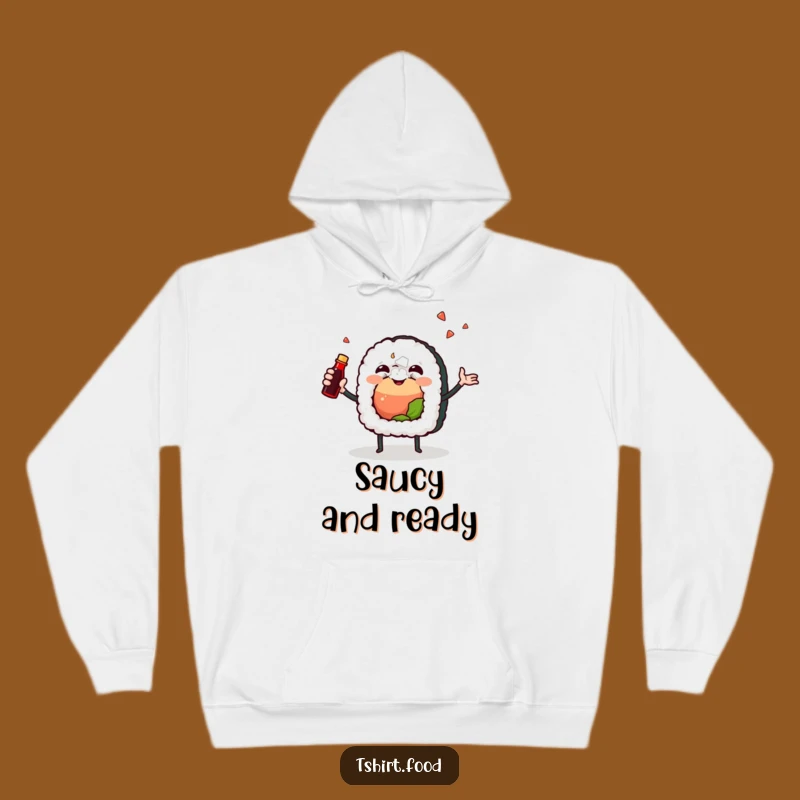 Funny Joyful Sushi Hoodie: Stay Cozy with Deliciously Humorous Style