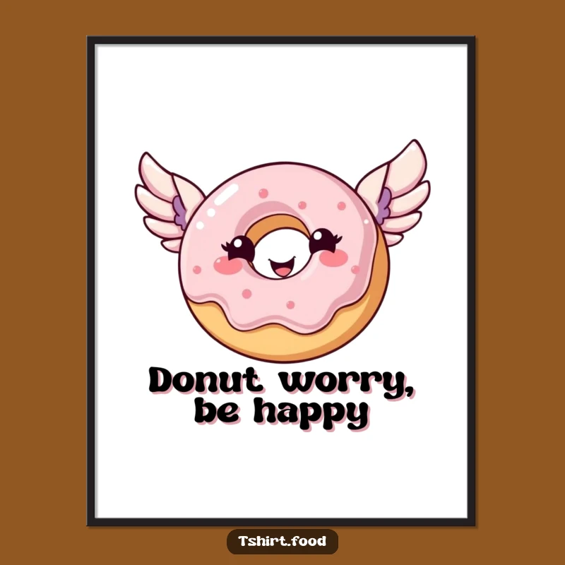 Free Printable Wall Art: Donut's Sky-High Adventure, Whimsical Downloadable Decor for Sweet Spaces
