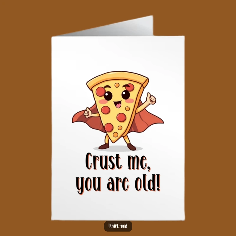Free Printable Pizza Birthday Card: Funny Hero Slice Downloadable Gift
