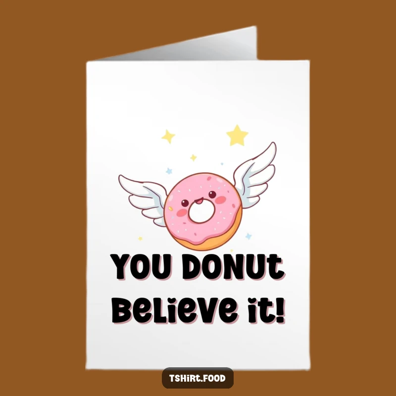 Free Printable Congrats Card: Doughnut Soars to Success - Uplifting Downloadable Gift