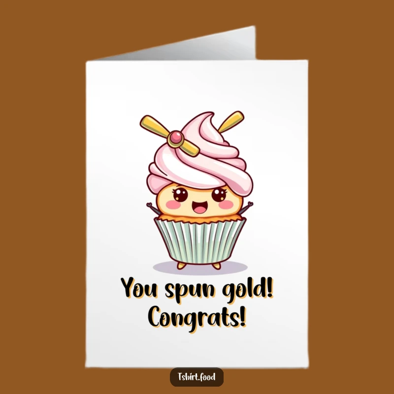Free Printable Congrats Card: Silly Cupcake Propeller Hat Awaits, Downloadable Joy