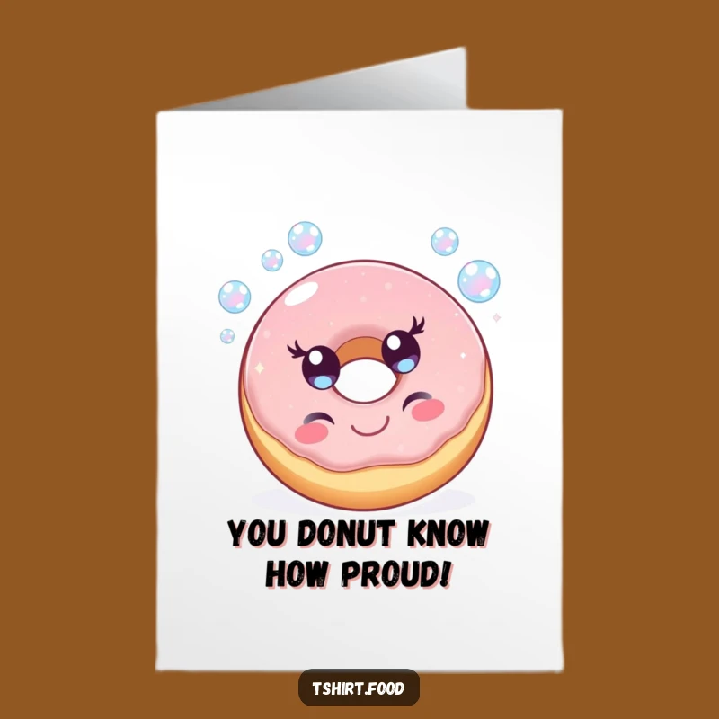 Free Printable Donut Bubbles Congrats Card - Joyful Downloadable Celebration Gift