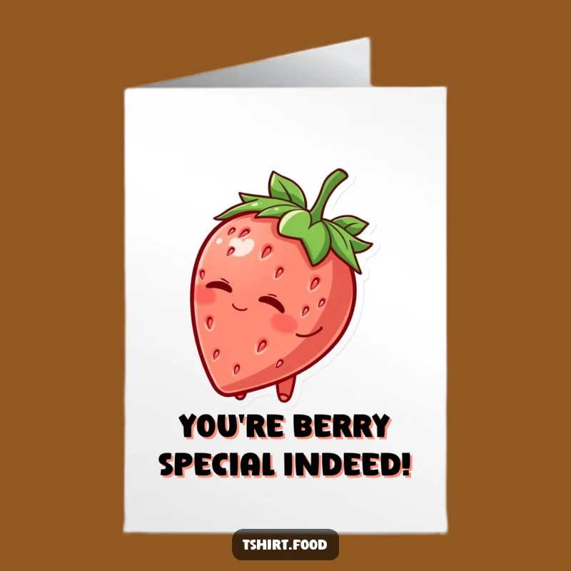 Free Printable Congrats Card: Winking Strawberry Success! Hilarious Celebration - Instant Download!