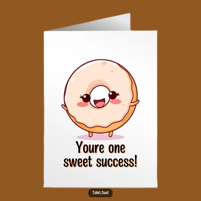 Free Printable Happy Donut Ball Bounce Congrats Card - Downloadable Celebration Gift