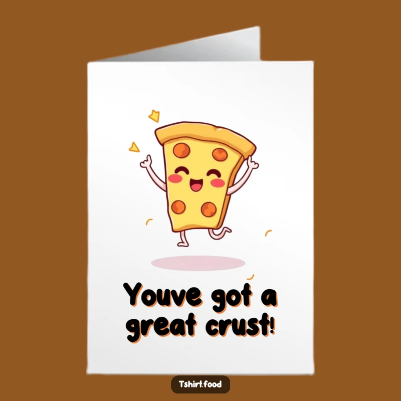 Free Printable Congrats Card: Pizza Dance Victory - Cheesy Downloadable Achievement Gift
