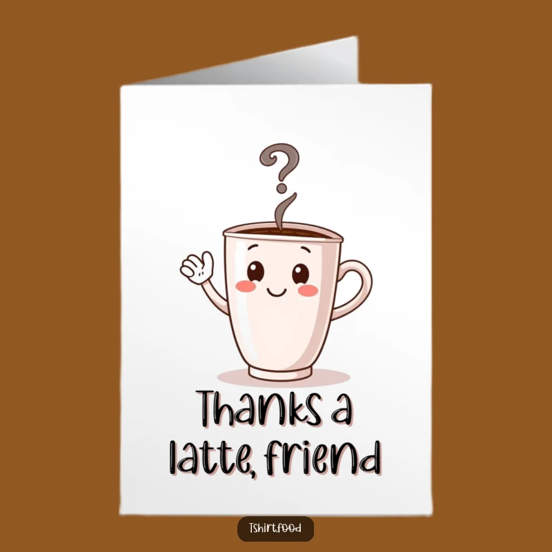 Free Printable Coffee Cup Thank You Card - Humorous Downloadable For Expressing Gratitude