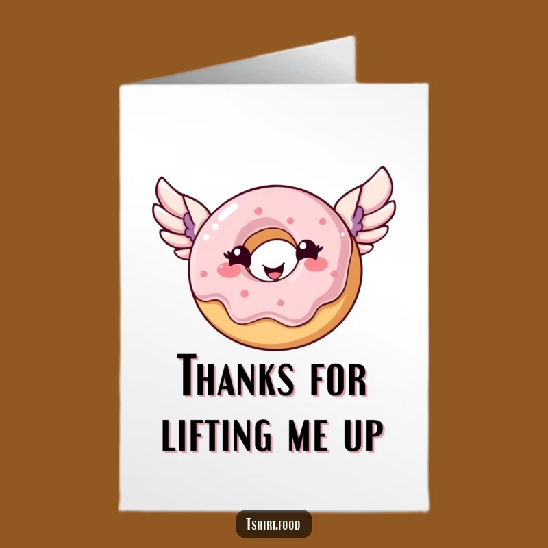 Free Printable Thank You Card: Grateful Donut's Flight, Sweet Downloadable for Expressing Thanks