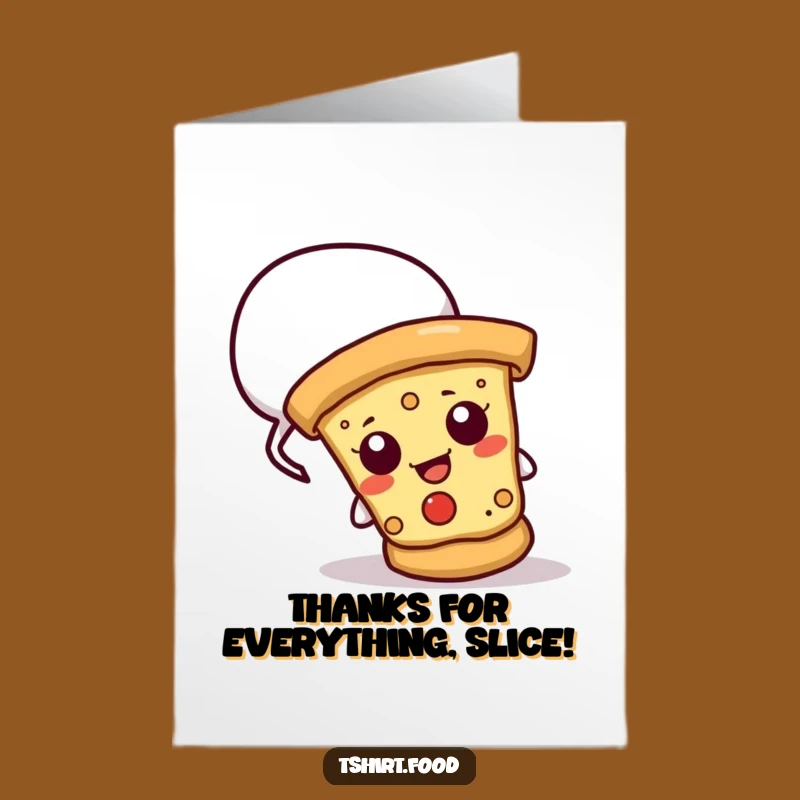 Funny Free Printable Thank You Card: Cheesy Pizza - Adorable Downloadable Gift!