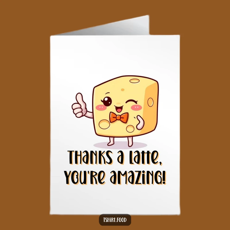 Free Printable Thank You Card: Cheesy Thumbs Up - Downloadable Gratitude!