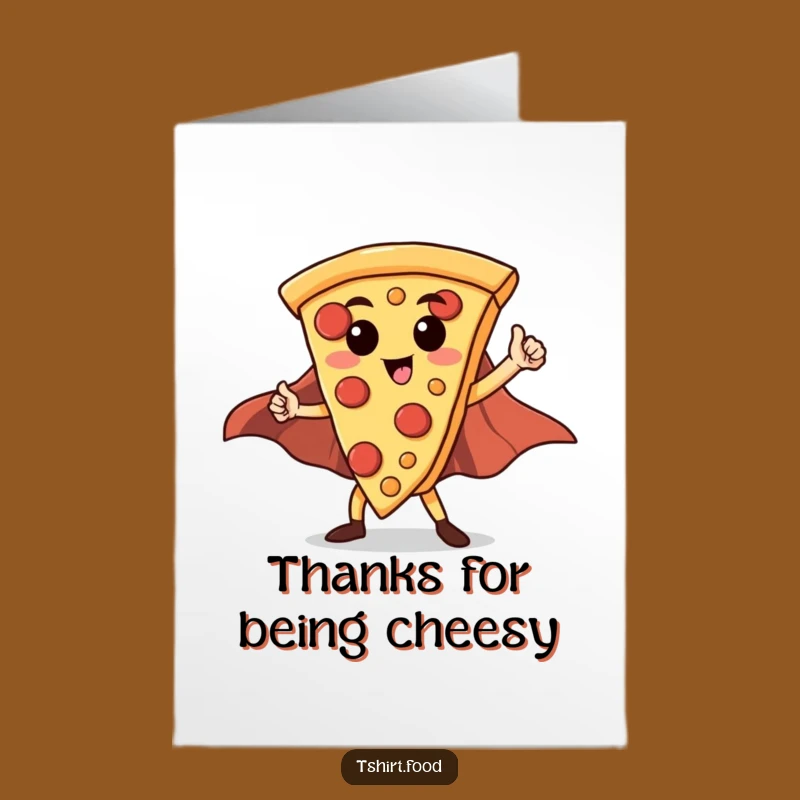 Free Printable Hero Pizza Thank You Card: Funny Downloadable