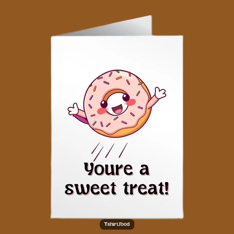 Free Printable Donut Thank You Card: Superhero Landing Downloadable Gift