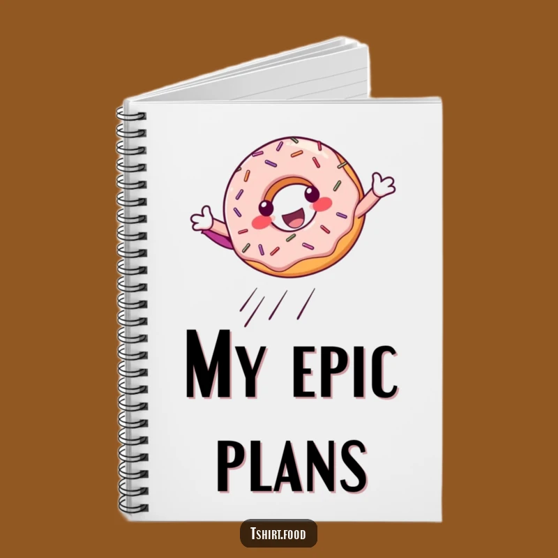 Funny Donut Superhero Landing Notebook: Jot Down Ideas with Heroic Sweetness