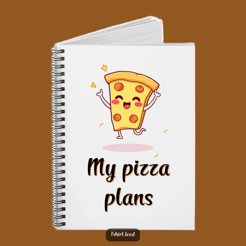 Funny Pizza Dance Notebook - Journaling & Cheesy Celebration Gift