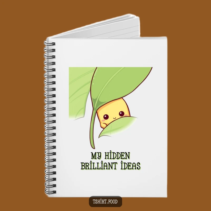 Funny Shy Banana Notebook: Peeking Fruit Journal, Gentle Gift