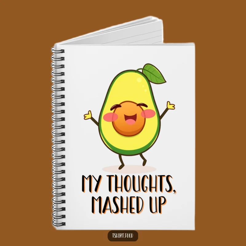 Funny Winking Avocado Jig Notebook, Happy Dancer Journal for Ideas