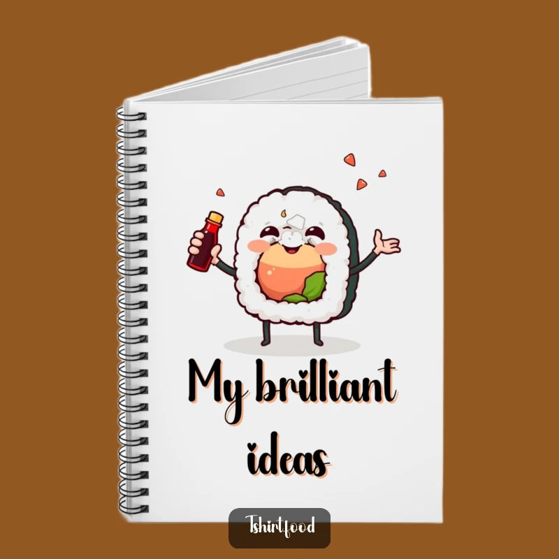 Funny Joyful Sushi Notebook: Jot Down Ideas with Deliciously Humorous Flair