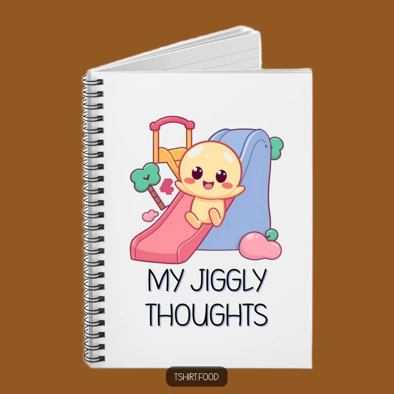 Funny Jelly Slide Notebook: Jot Down Adventures with This Wobbly Character