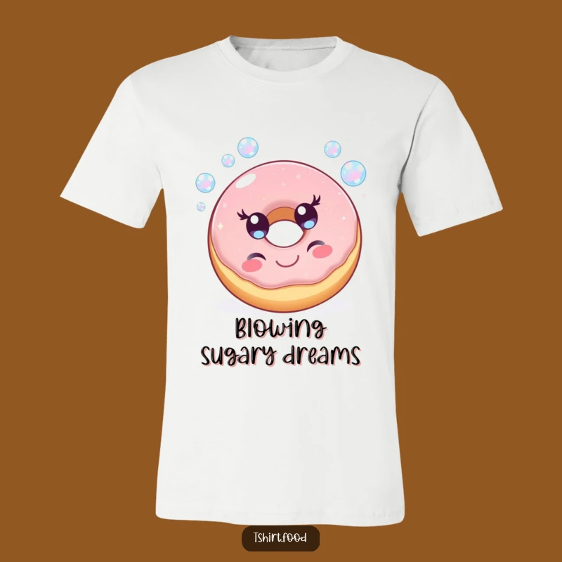 Funny Donut Bubble T-Shirt: Wear Your Sweet Joy with Humorous Style