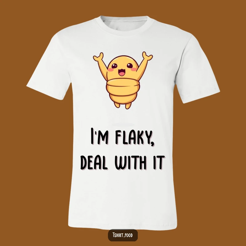 Funny Leaping Croissant T-Shirt: A Surprise Pastry Adventure, Ideal Funny Gift