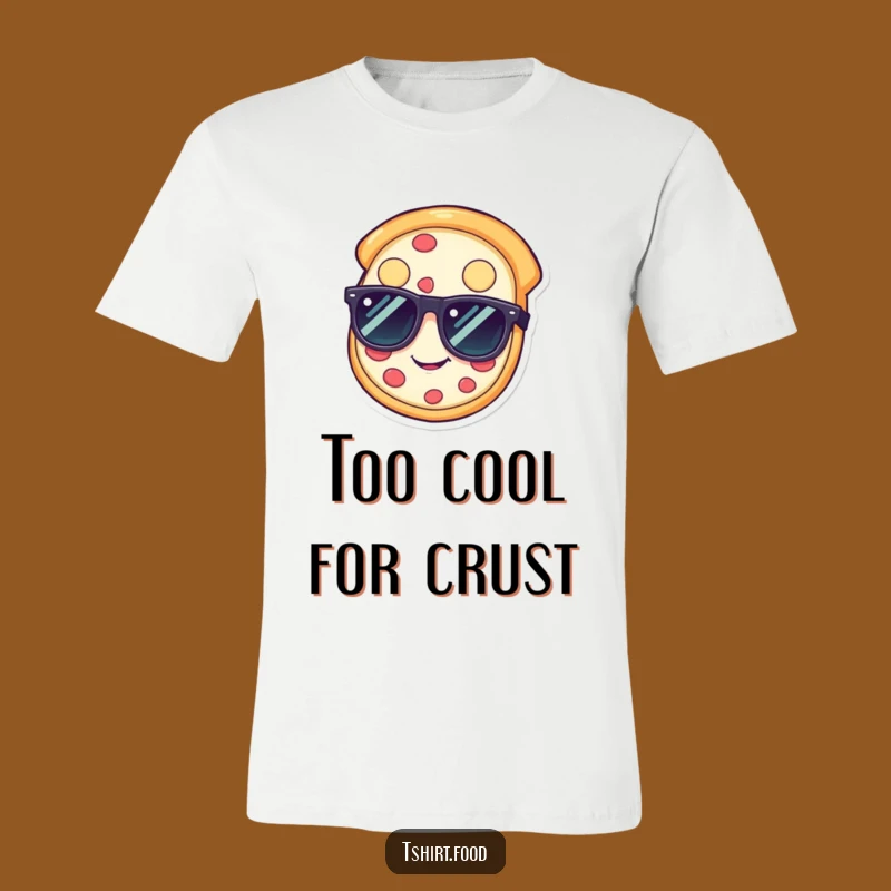 Funny Pizza Sunglasses T-Shirt: Happy Slice Tee, Cool Gift