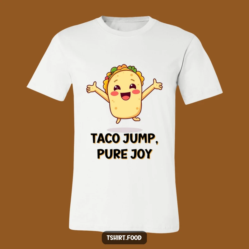 Funny Smiling Taco Joy T-Shirt - Festive & Funny Apparel for Celebrations