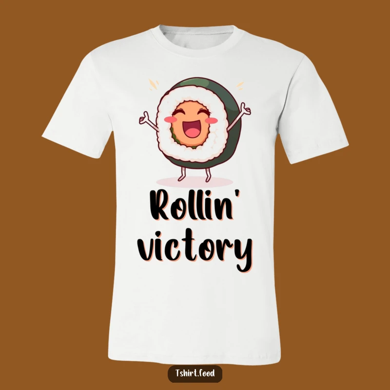 Funny Sushi Dance T-Shirt: Joyful Roll, Hilarious Tee for Foodie Celebrations