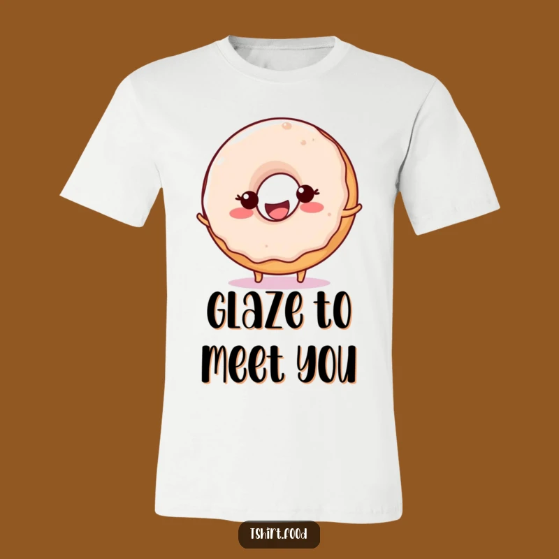 Funny Donut Ball Bounce T-Shirt: Wear Your Happiness with This Joyful Character