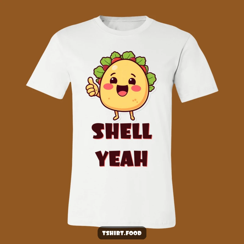 Funny Taco Thumbs Up T-Shirt: Cheerful Taco, Hilarious Tee for Fiesta Fun