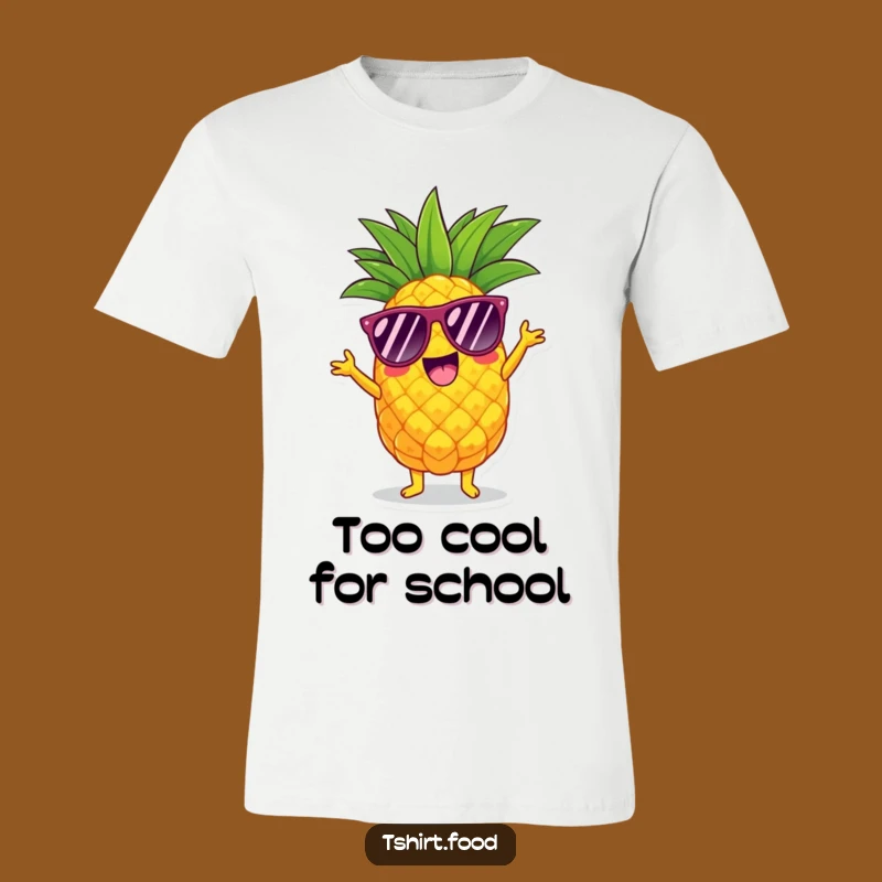 Funny Pineapple Shimmy T-Shirt: Cool Tropical Character Tee for Ultimate Fun