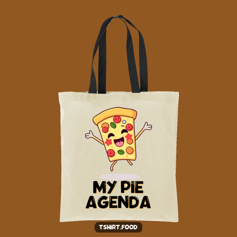 Funny Pizza Victory Dance Tote Bag: Carry Your Fun and Essentials in Style