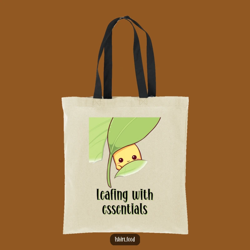 Funny Shy Banana Tote Bag: Peeking Fruit Accessory, Gentle Gift