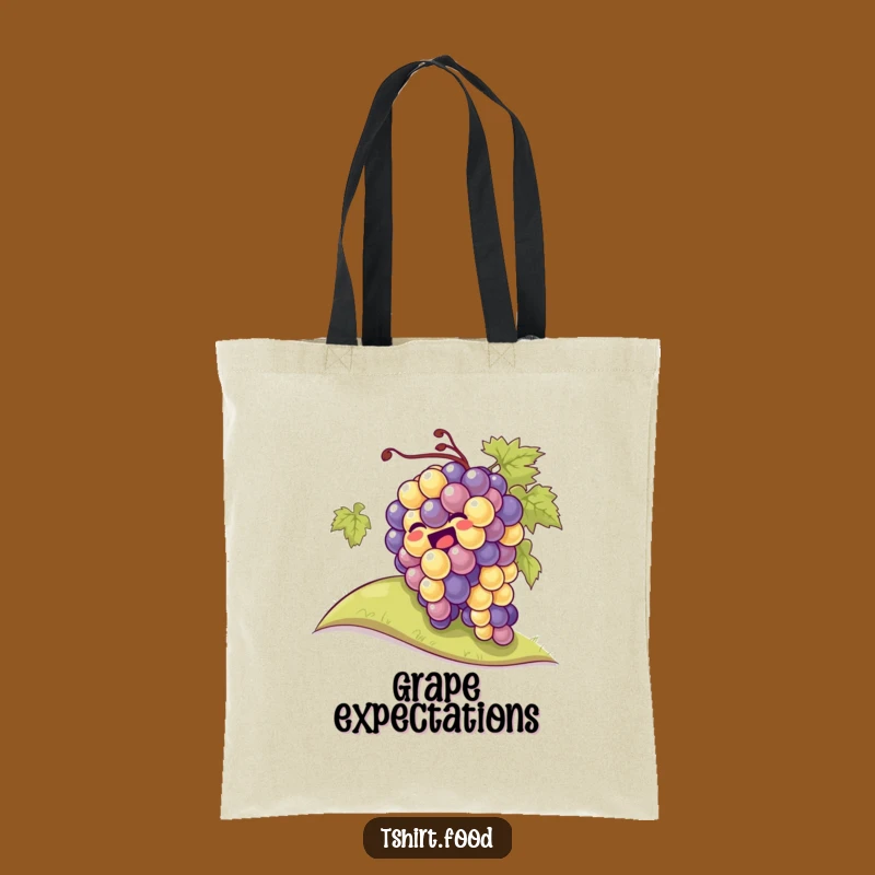 Funny Giggling Grapes Rolling Tote Bag: Carry Your Giggles